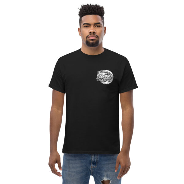 T-shirt med tryck på vänster bröst. - Bild 3